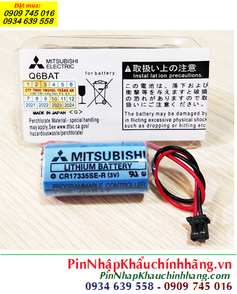 MItsubishi CR17335SE-R, Pin nuôi nguồn PLC MItsubishi CR17335SE-R Made in Japan